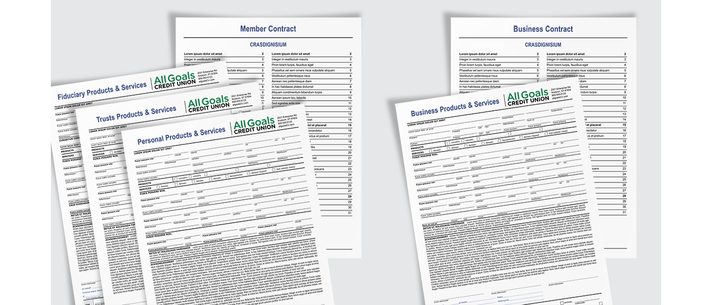 Graphic showing what the All Goals Documents look like